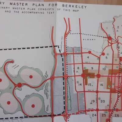 Preliminary Master Plan for Berkeley, 1953, City Planning Commission