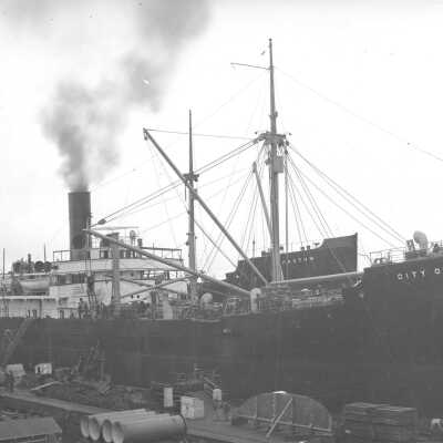 Freighter, SS "City of Berkeley."