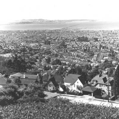 View West from north Berkeley hills