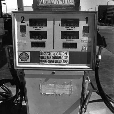 Service Station, Gas Pump