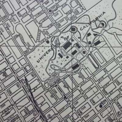 Map of Berkeley, Albany & North Oakland, 1925?