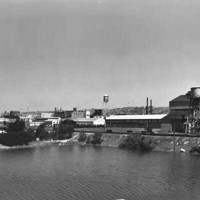 Aquatic Park and industrial buildidngs