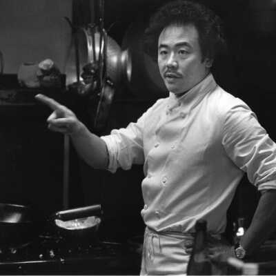 Ken Hom at cooking school 2 of 5