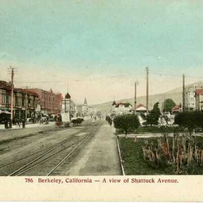 Berkeley, California - A view of Shattuck Avenue.