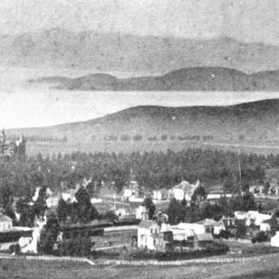 Panorama looking northwest from Berkeley hills