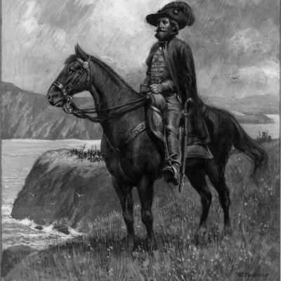 Juan Bautista de Anza on horse