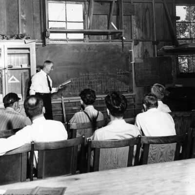 Berkeley High School - Ship fitting class.