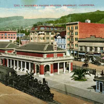 Southern Pacific station, Berkeley, California.