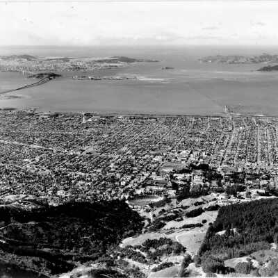 Aerial: Central Berkeley