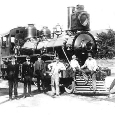 SP Steam train at Berryman Station