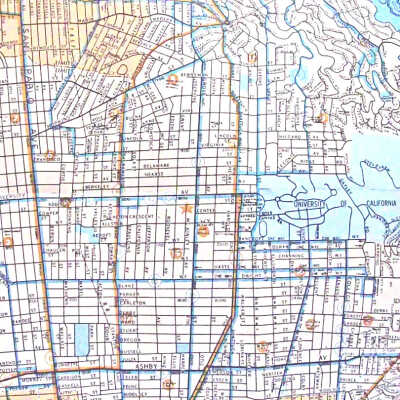Map of Berkeley California