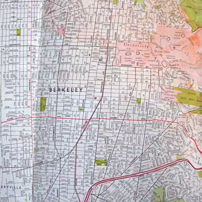 Street Map of East Bay Cities
