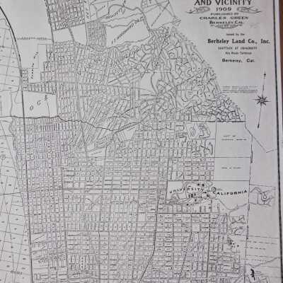 Berkeley and vicinity 1909.