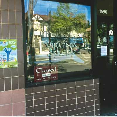 Virginia Bakery window