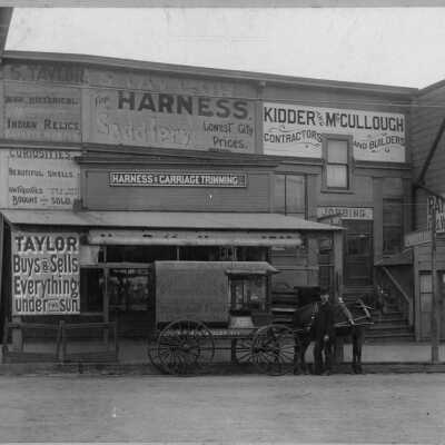 Early Shops on Stanford Place (now Kala Bagai Way), 1890s