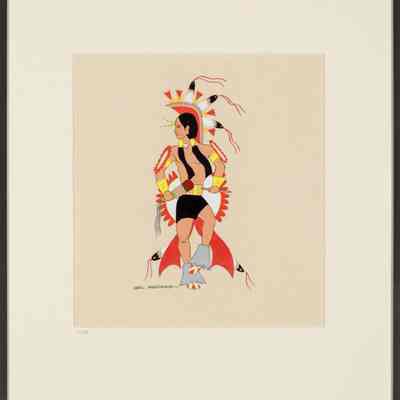 Plains Indian Ceremonial Dancer