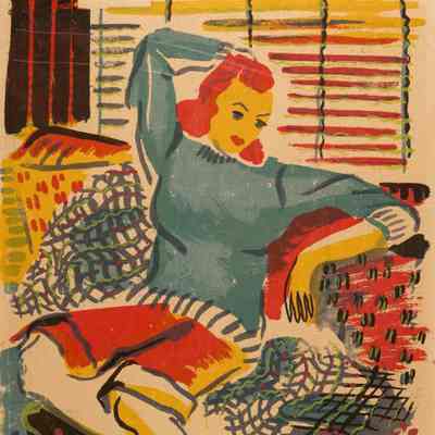 Red Resting (Portrait of Joann)