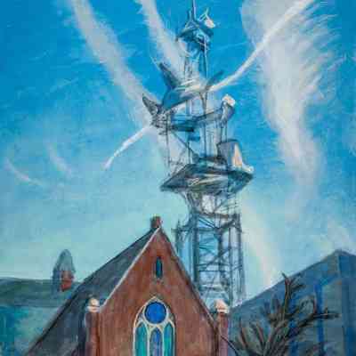 Baptist Church & Metal Tower - C. Springs