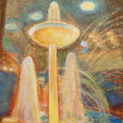 Fountain in Internat'l Shopping Center, Honolulu