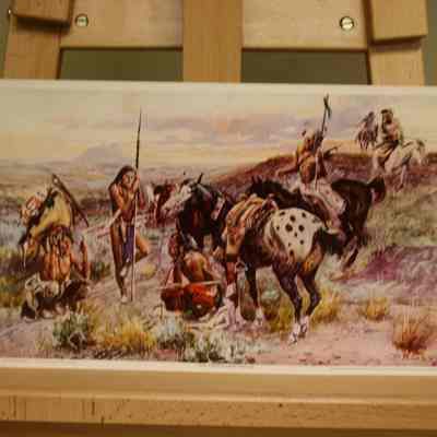 The First Wagon Tracks