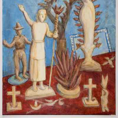 Display - Woodcarving - at Santa Fe Plaza