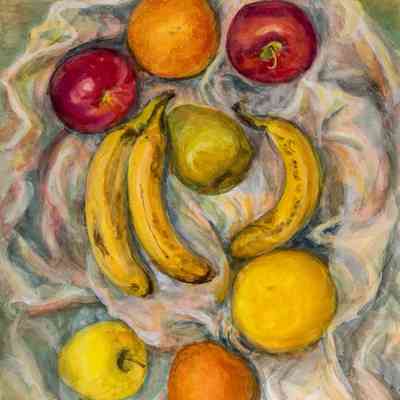 Still Life on White Cloth