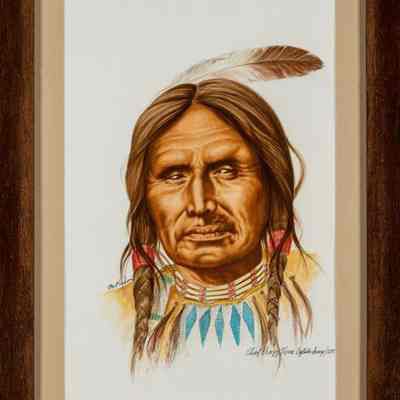 Chief Crazy Horse, Oglala Sioux/1875