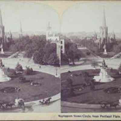 Fourteenth St. Circle, From Portland Flats, Washington, D.C.