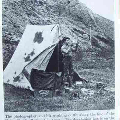 The Photographer and His Working Outfit. . .