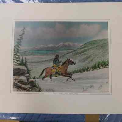 Pony Rider at Lake Tahoe-Nev.