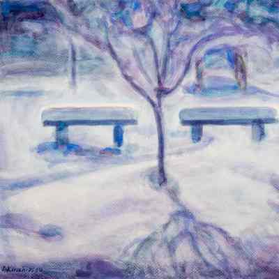 Fuzzy Snow-scape, In My Court