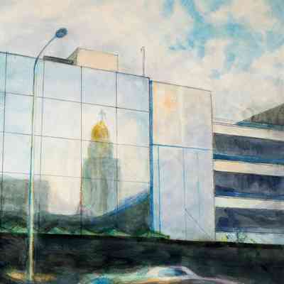 Reflection, Nebraska State Capitol