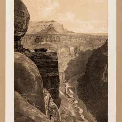 Grand Canyon of the Colorado River, near mouth of the Kanab, Wash. looking east