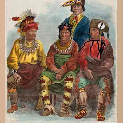 Indian Delegation of Iowas, Sacs, and Foxes From Nebraska To Washington