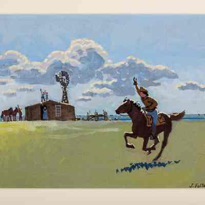 Untitled (Pony Express Rider)