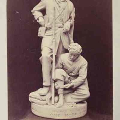 Photographs of Sculpture by John Rogers-Wounded to the Rear One More Shot