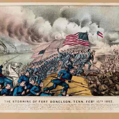 The Storming of Fort Donelson, Tenn. Feb 18th 1862