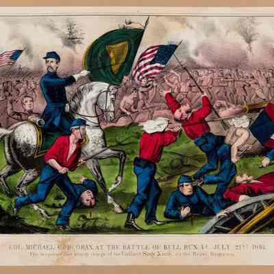 Col. Michael Cornoran, at the Battle of Bull Run, VA. July 21st 1861