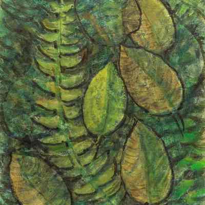 Leaves and Fern-Sketch