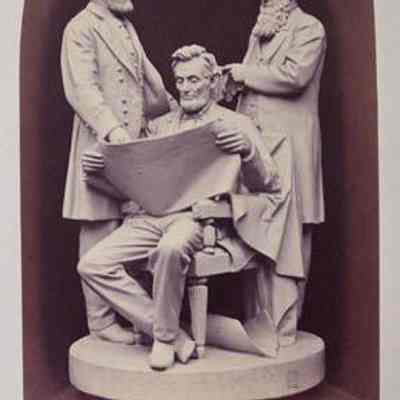 Photographs of Sculpture by John Rogers-The Council of War