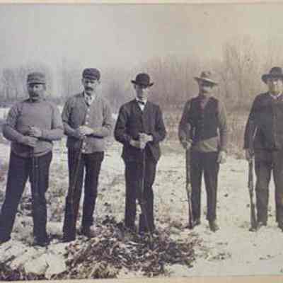 Five Men with Shot Guns, 1 with Vest
