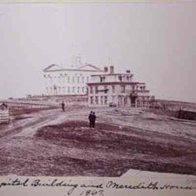 Capitol Building and Meredith House 1867