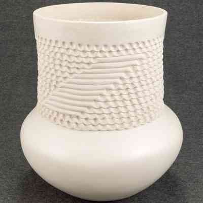 untitled, corrugated neck jar