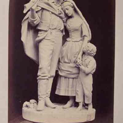 Photographs of Sculpture by John Rogers-Union Refugees