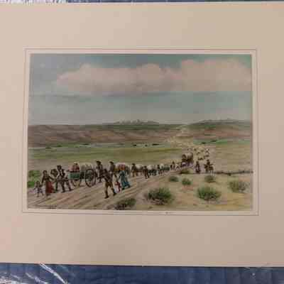 Mormon Hand Cart Pioneers-1857