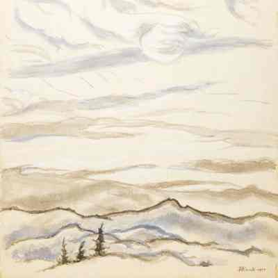 Three Trees and Big Sky