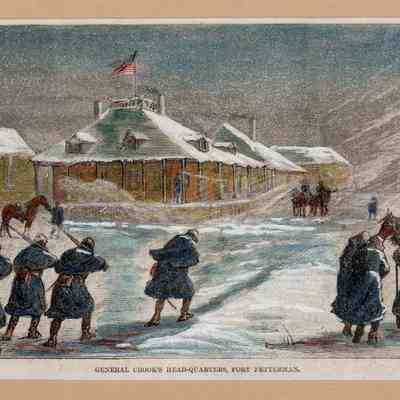 General Crooks Head-Quarters, Fort Fetterman, 1876