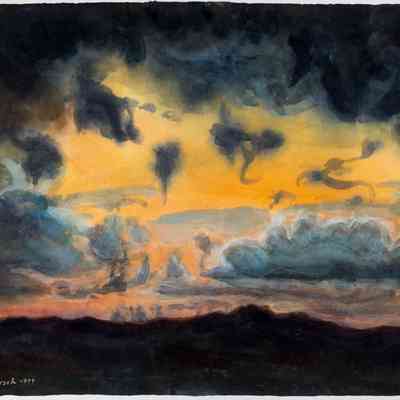Storm Clouds at Sunset
