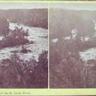 View of the Dalles of the St. Louis