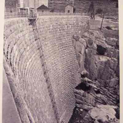 C/U Pathfinder Dam on the North Platte-Natrona Co., WY.